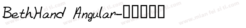 BethHand Angular字体转换
